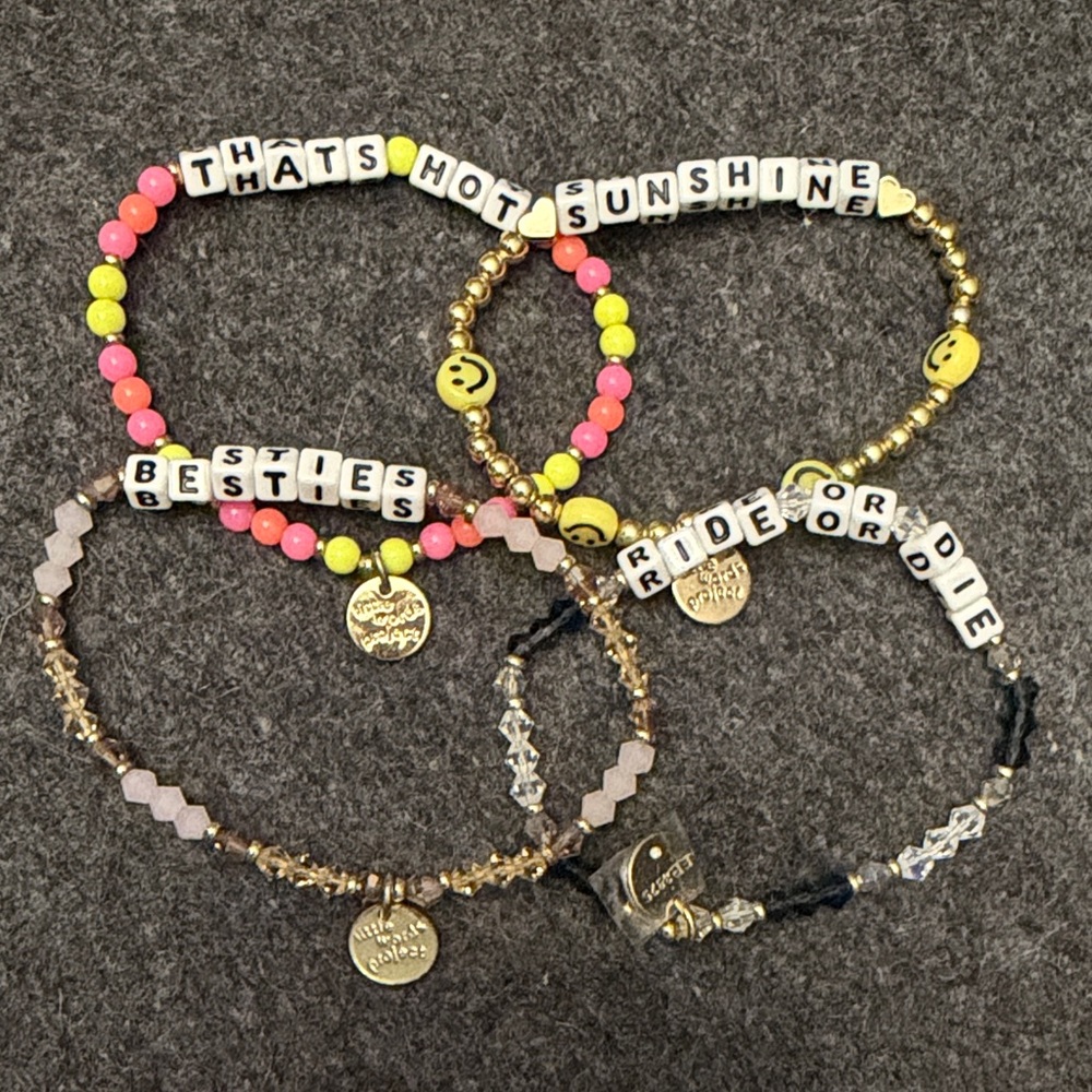 Little Words Project Colorful Beaded Friendship Bracelets